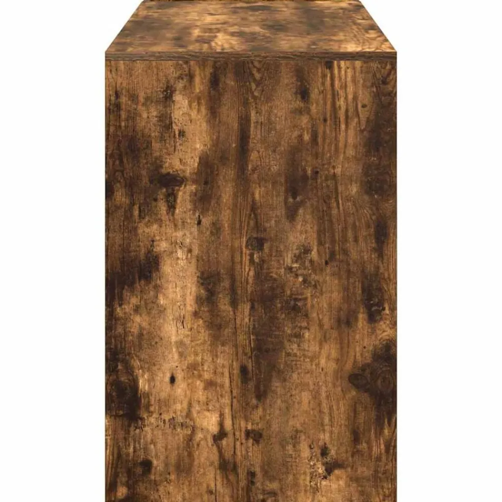 vidaXL Escritorio 109 x 50 x 78 cm Madera de ingeniería Roble ahumado Clearance