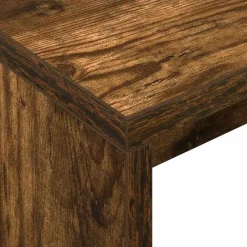 vidaXL Escritorio 109 x 50 x 78 cm Madera de ingeniería Roble ahumado Clearance