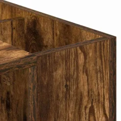 vidaXL Escritorio 109 x 50 x 78 cm Madera de ingeniería Roble ahumado Clearance