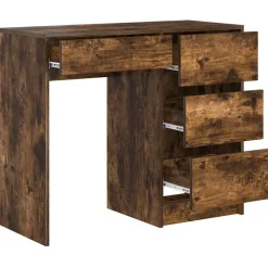 vidaXL Mobiliario De Oficina-Escritorio 90 x 37.5 x 75 cm Madera de ingeniería
