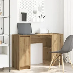 vidaXL Escritorio 120x42x76 cm madera de ingeniería Roble artisan Outlet
