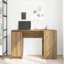 vidaXL Escritorio 120x42x76 cm madera de ingeniería Roble artisan Outlet