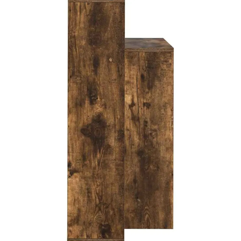 vidaXL Escritorio 100 x 40 x 90 cm Madera de ingeniería Roble ahumado Hot