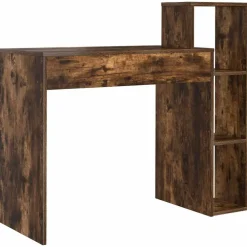 vidaXL Escritorio 100 x 40 x 90 cm Madera de ingeniería Roble ahumado Hot