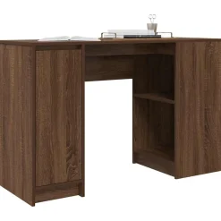 vidaXL Mobiliario De Oficina-Escritorio roble marrón 120x42x76 cm madera de ingeniería