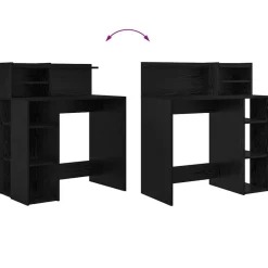 vidaXL Mobiliario De Oficina-Escritorio 90 x 48 x 101,5 cm Madera de ingeniería