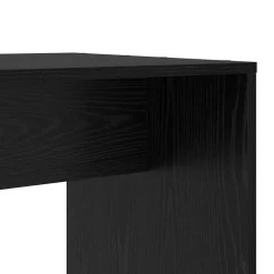 vidaXL Escritorio 138,5 x 55 x 143 cm Madera de ingeniería Roble negro
