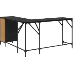 vidaXL Mobiliario De Oficina-Escritorio 141 x 141 x 75 cm Madera contrachapada