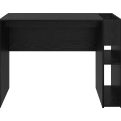vidaXL Escritorio 109 x 50 x 78 cm Madera de ingeniería Roble negro Hot