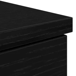 vidaXL Escritorio 140 x 49 x 76 cm Madera contrachapada Roble negro Outlet