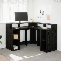 vidaXL Mobiliario De Oficina-Escritorio 130 x 130 x 91 cm Madera de ingeniería