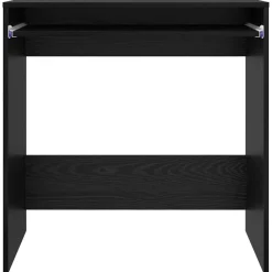 vidaXL Escritorio 77.5 x 43 x 79 cm Madera de ingeniería Roble negro Clearance