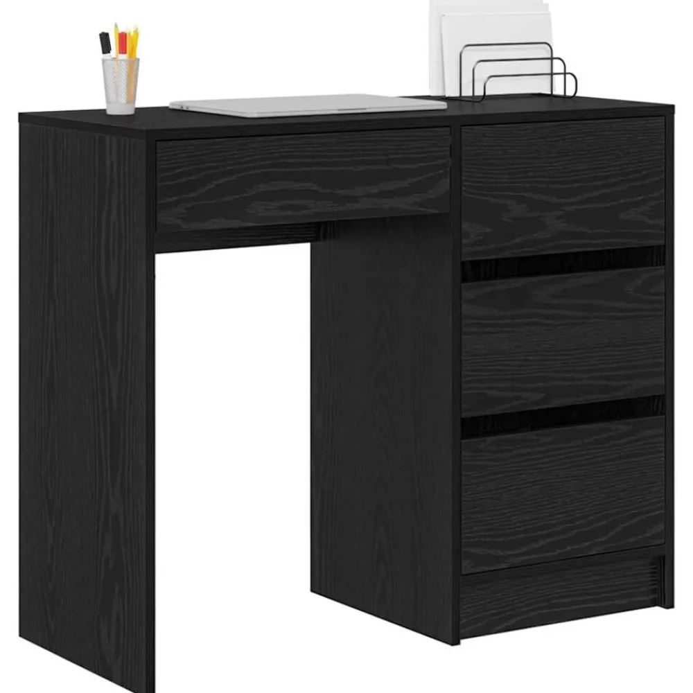 vidaXL Mobiliario De Oficina-Escritorio 90 x 37.5 x 75 cm Madera de ingeniería