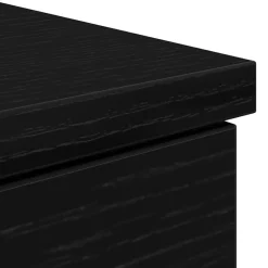 vidaXL Escritorio 86x49x76 cm madera de ingeniería Roble negro New