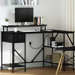 vidaXL Mobiliario De Oficina-Escritorio 120 x 79 x 86,5 cm Madera de ingeniería