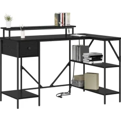 vidaXL Mobiliario De Oficina-Escritorio 120 x 79 x 86,5 cm Madera de ingeniería
