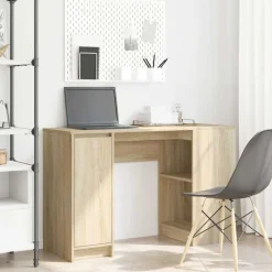 vidaXL Escritorio 120x42x76 cm madera de ingeniería Roble Sonoma Clearance