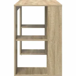 vidaXL Escritorio 130 x 50.5 x 75 cm Madera de ingeniería Roble Sonoma Best