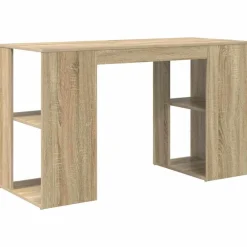 vidaXL Escritorio 130 x 50.5 x 75 cm Madera de ingeniería Roble Sonoma Best