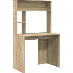 vidaXL Escritorio 91 x 50 x 149 cm Madera de ingeniería Roble Sonoma Outlet