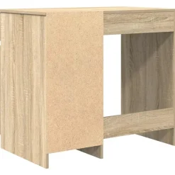 vidaXL Escritorio 86x49x76 cm madera de ingeniería Roble Sonoma New