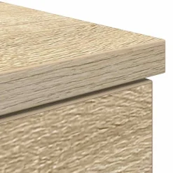vidaXL Escritorio 86x49x76 cm madera de ingeniería Roble Sonoma New