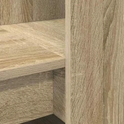 vidaXL Escritorio 122 x 67 x 145 cm Madera de ingeniería Roble Sonoma Hot