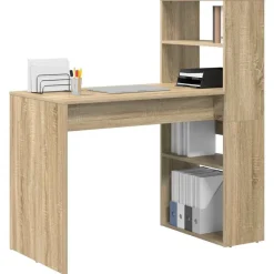 vidaXL Mobiliario De Oficina-Escritorio 113 x 54 x 120 cm Madera de ingeniería