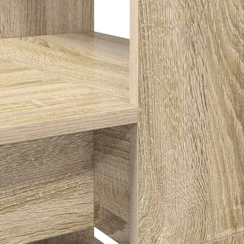 vidaXL Mobiliario De Oficina-Escritorio 113 x 54 x 120 cm Madera de ingeniería