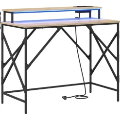 vidaXL Mobiliario De Oficina-Escritorio 100 x 50 x 86,5 cm Madera de ingeniería