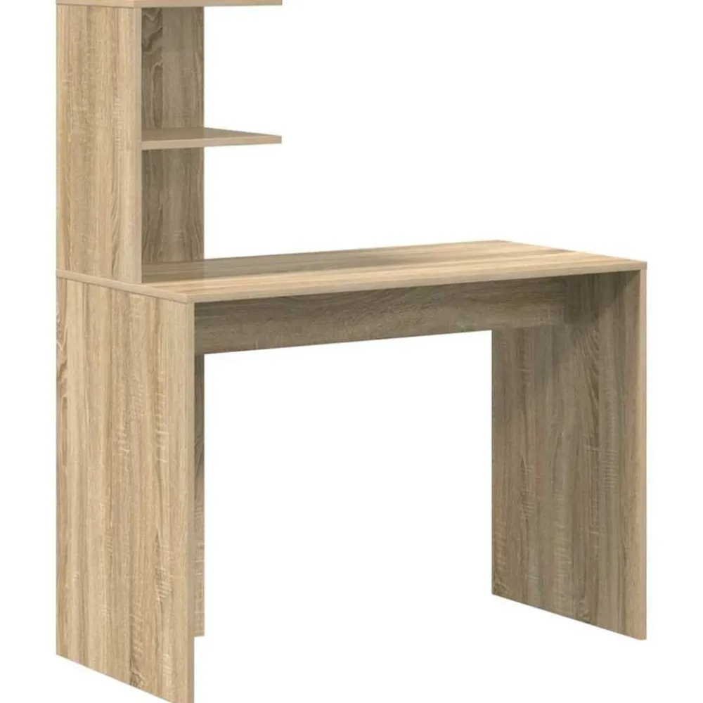 vidaXL Mobiliario De Oficina-Escritorio 102 x 50 x 124 cm Madera contrachapada