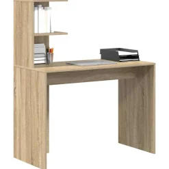 vidaXL Mobiliario De Oficina-Escritorio 102 x 50 x 124 cm Madera contrachapada