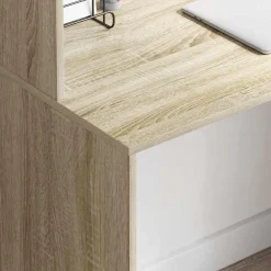 vidaXL Mobiliario De Oficina-Escritorio 102 x 50 x 124 cm Madera contrachapada