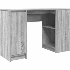 vidaXL Escritorio Sonoma gris 120x42x76 cm madera de ingeniería Gris sonoma Outlet