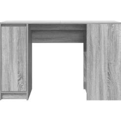 vidaXL Escritorio Sonoma gris 120x42x76 cm madera de ingeniería Gris sonoma Outlet
