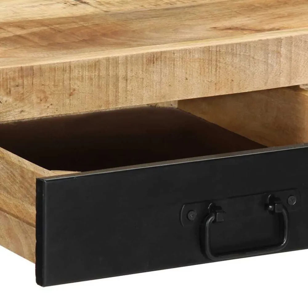 vidaXL Escritorio 100x50x75 cm madera maciza mango Clearance