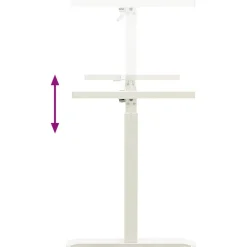 vidaXL Mobiliario De Oficina-Escritorio 120 x 60 cm Madera de Roble Sólido