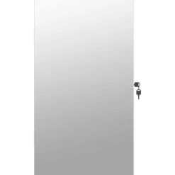 vidaXL Espejo con joyero y luces LED para pared Blanco Clearance
