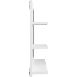 vidaXL Armarios Y Almacenamiento-Espejo de baño madera contrachapada 60x10,5x45 cm