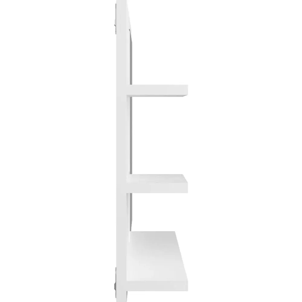 vidaXL Armarios Y Almacenamiento-Espejo de baño madera contrachapada 60x10,5x45 cm