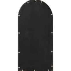 vidaXL Espejo de jardín hierro color para uso exterior 90x45 cm Arena New