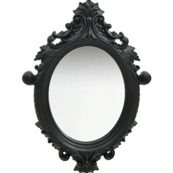 vidaXL Espejo de pared estilo castillo 56x76 cm Negro Hot
