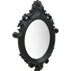 vidaXL Espejo de pared estilo castillo 56x76 cm Negro Hot