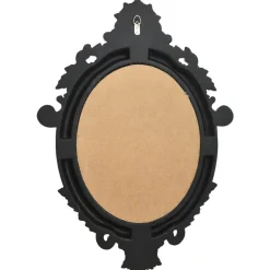 vidaXL Espejo de pared estilo castillo 56x76 cm Negro Hot