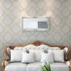 vidaXL Decoración-Espejo de pared estilo barroco 100x50 cm