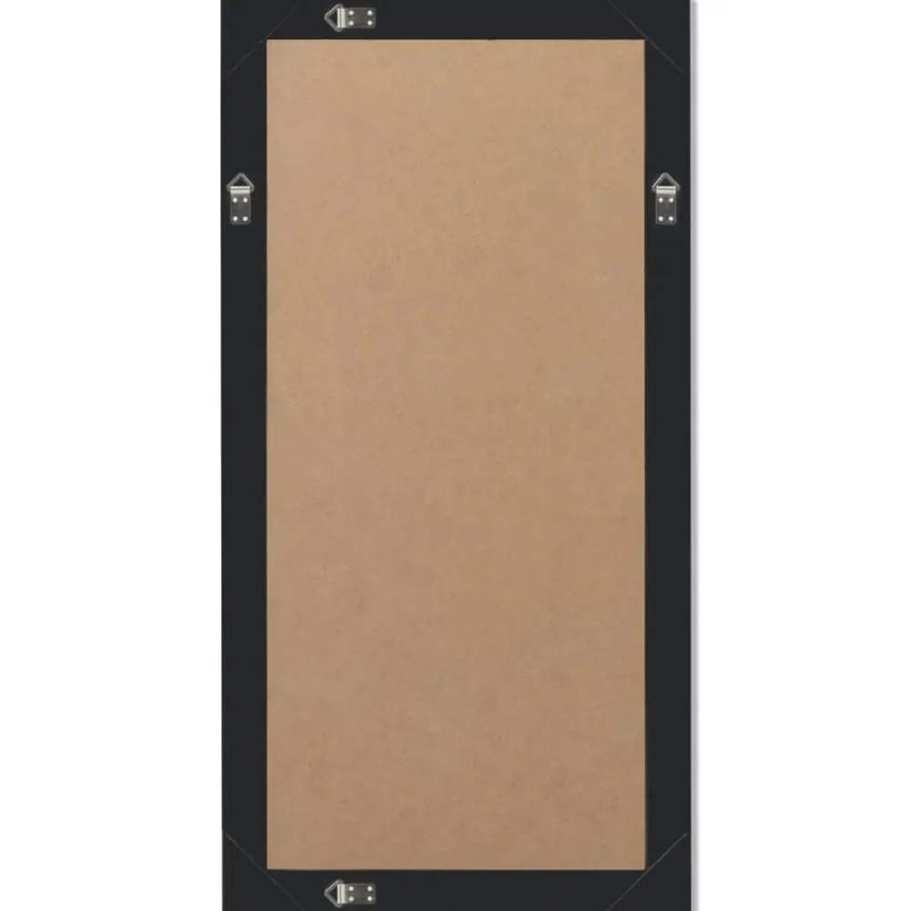 vidaXL Espejo de pared estilo barroco 100x50 cm Negro New
