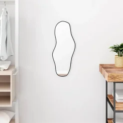 vidaXL Decoración-Espejo de pared 60x25 cm