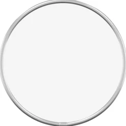 vidaXL Espejo de pared redondo Ø20 cm Plateado Outlet