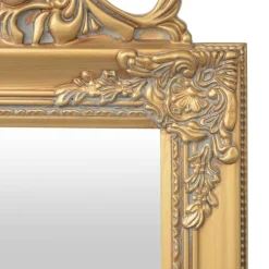 vidaXL Decoración-Espejo de pie estilo barroco 160x40 cm