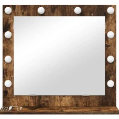 vidaXL Decoración-Espejo de Tocador Rectangular 60 x 55 x 18 cm